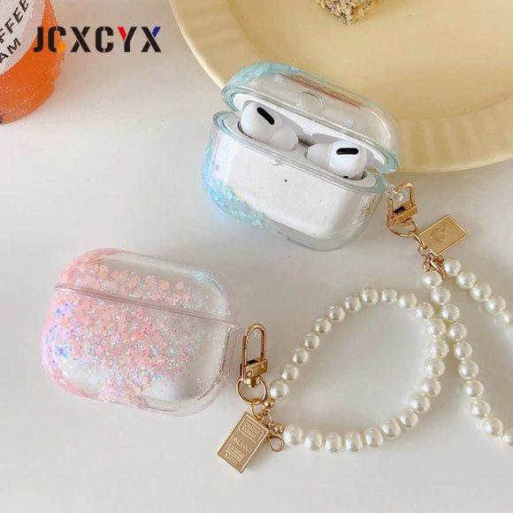 Glitter Liquid Quick Sand Airpods 1 2 Pro case - Picture 6 of 9